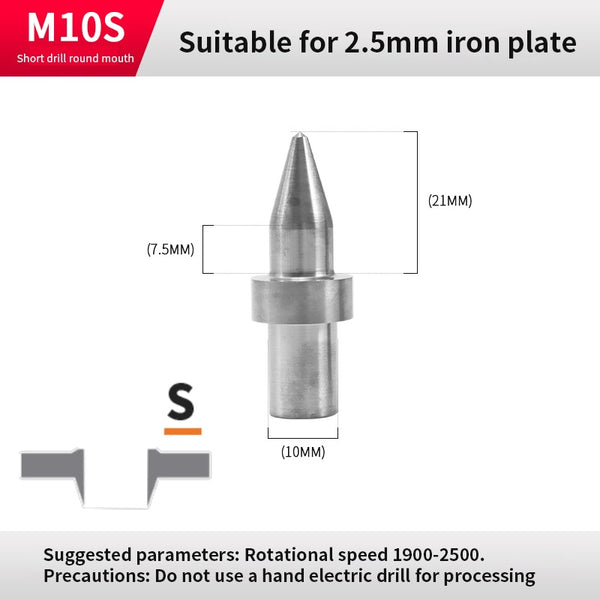 M10x1.5 Metric Tap Short Round（φ 9.2 mm）Suitable for carbon steel